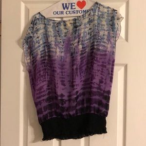 Snake print sleeveless top